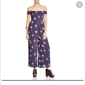 Free people floral jumpsuit